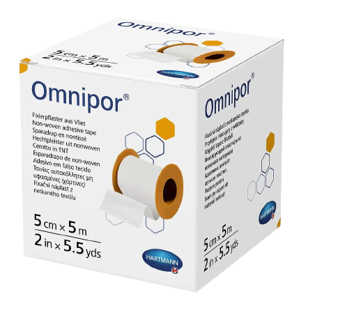 Пластир фіксуючий з нетканого матеріалу Omnipor® 5 см х 5 м 1шт